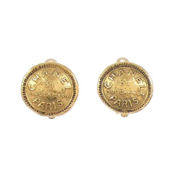 CHANEL Gold Earrings